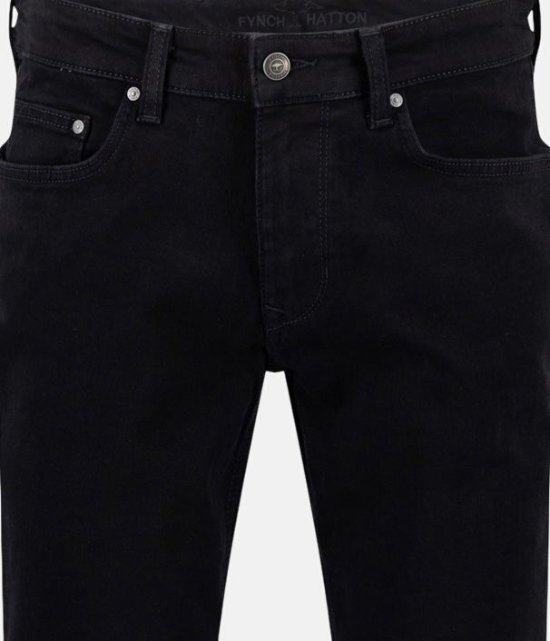 Fynch-Hatton 5-Pocket Stretch Denim Jeans Black 16092922-999-32 32