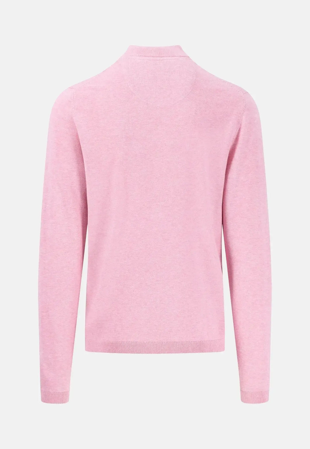 fynch-hatton-Air Cotton 1/4 Zip Knit Peony