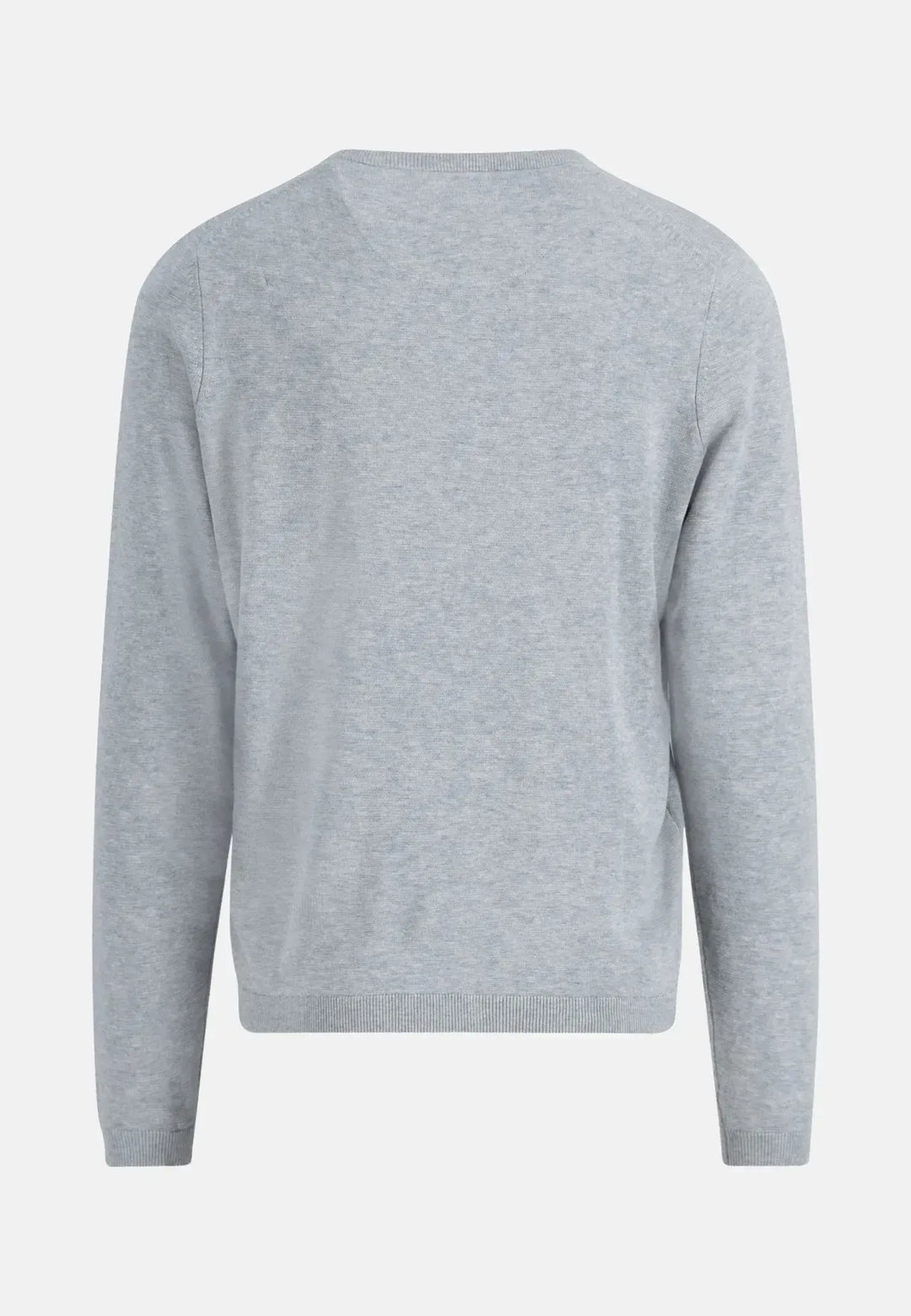 fynch-hatton-Air Cotton Crewneck Knit Light Grey