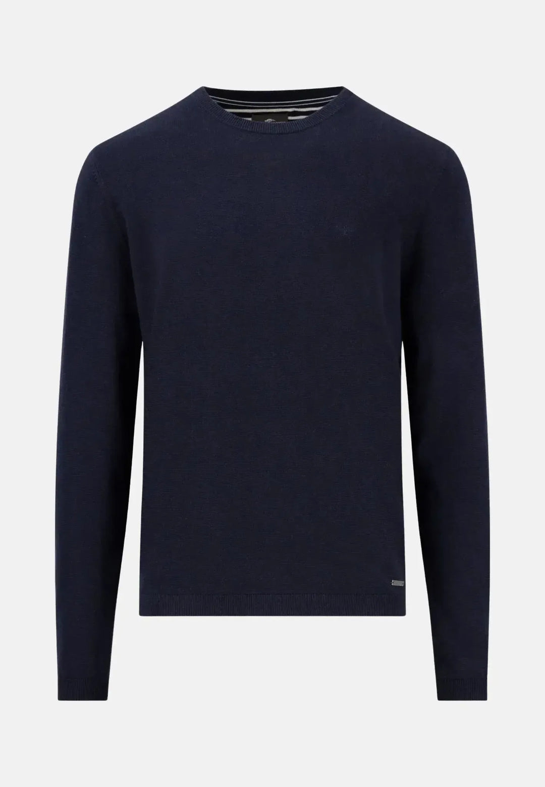 fynch-hatton-Air Cotton Crewneck Knit Navy