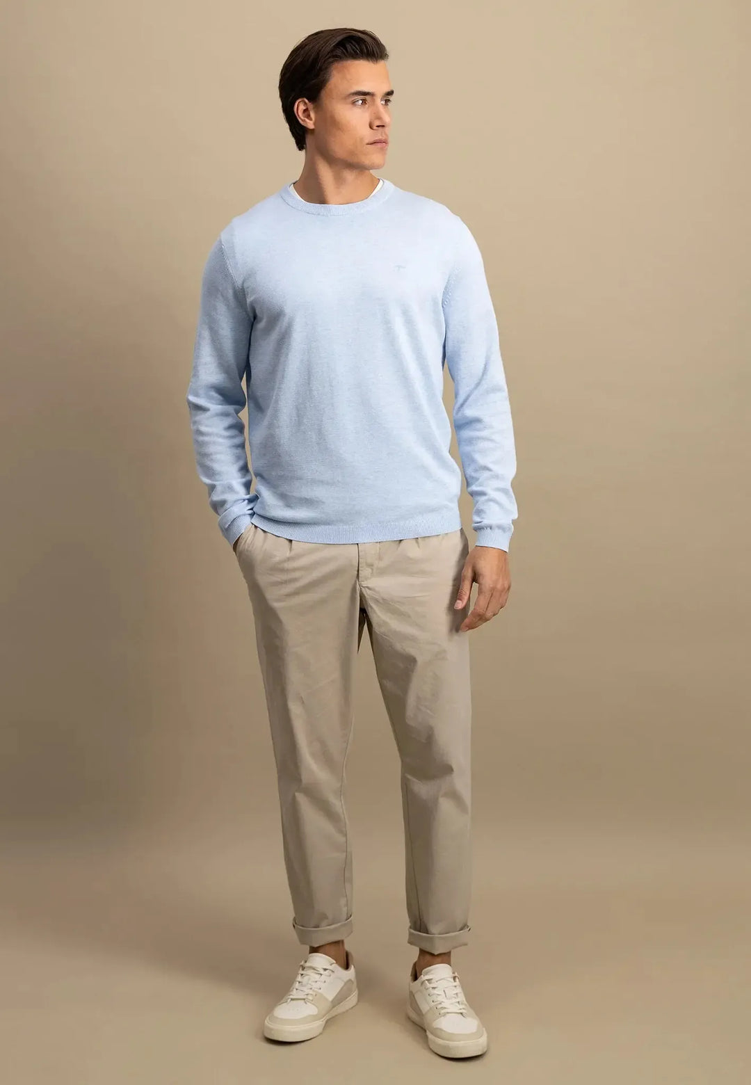 fynch-hatton-Air Cotton Crewneck Knit Summer Breeze