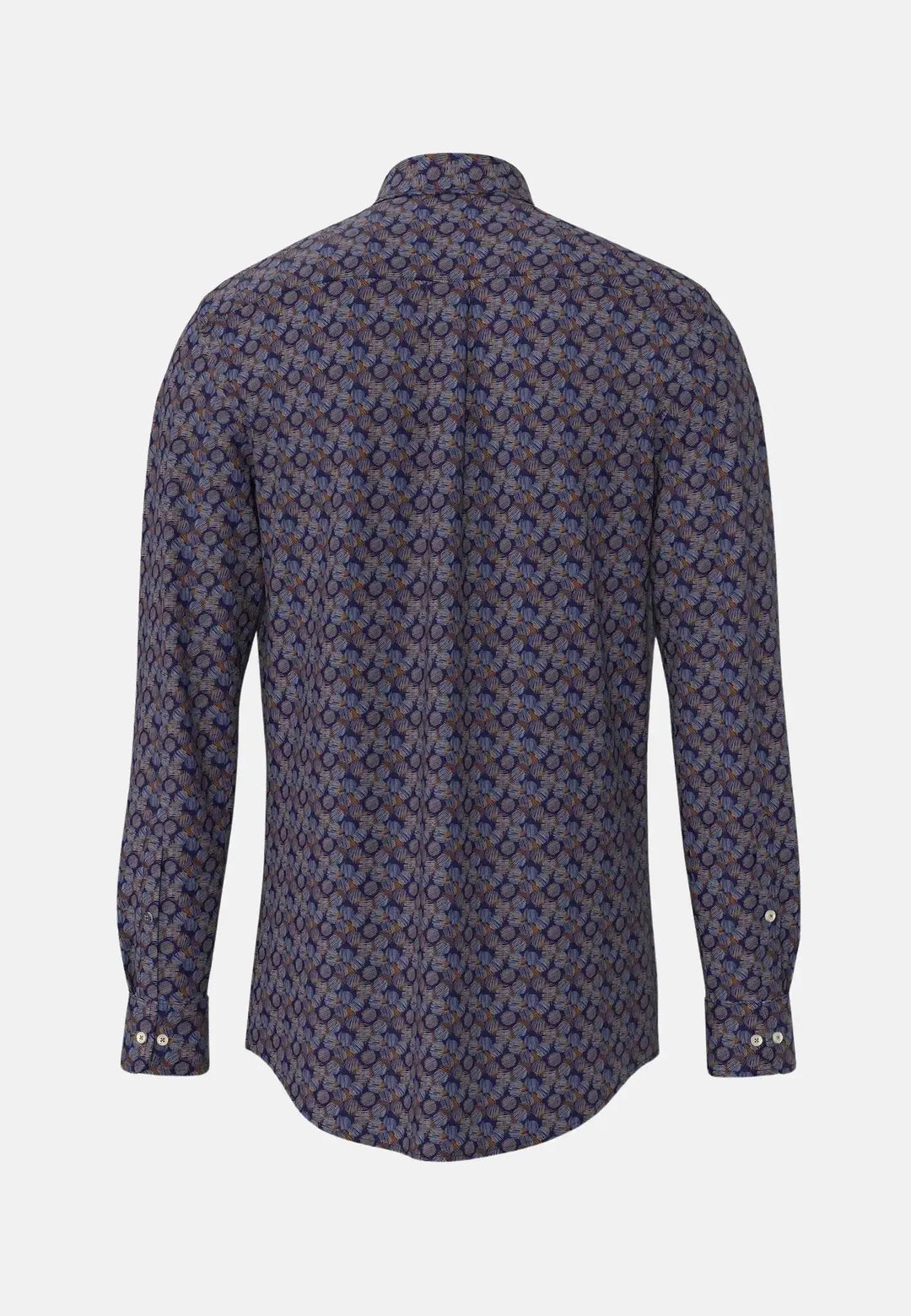 fynch-hatton-Allover Modern Print Shirt Hazel