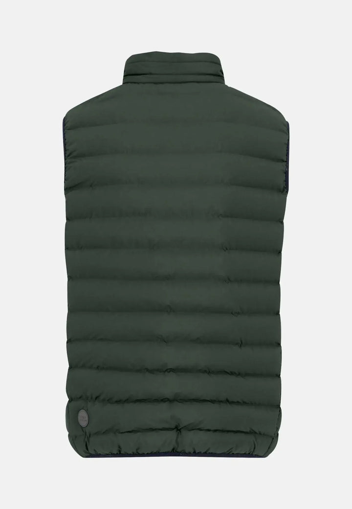 fynch-hatton-Basic Light Weight Gilet Dark Ivy