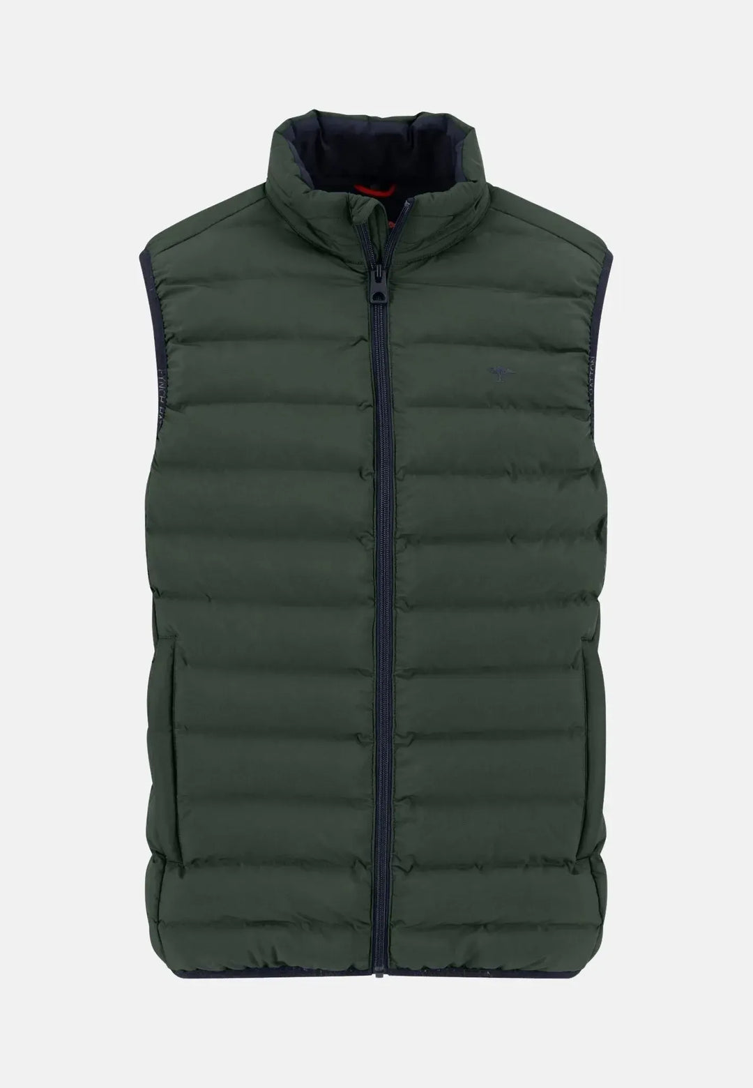 fynch-hatton-Basic Light Weight Gilet Dark Ivy