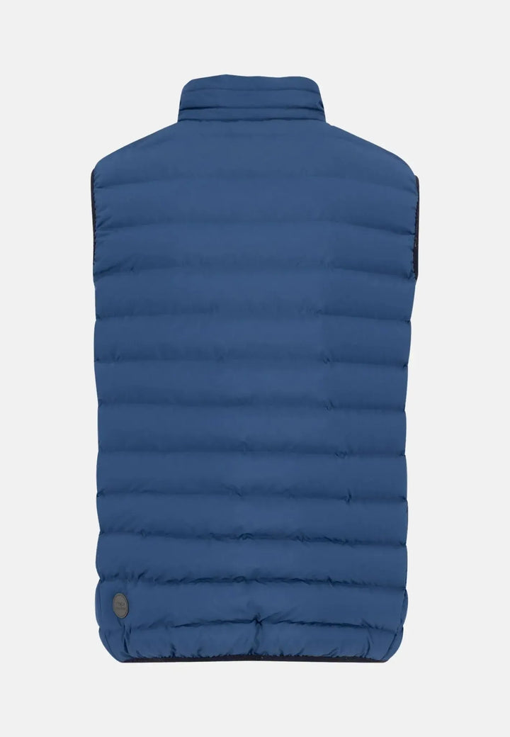fynch-hatton-Basic Light Weight Gilet Misty Blue