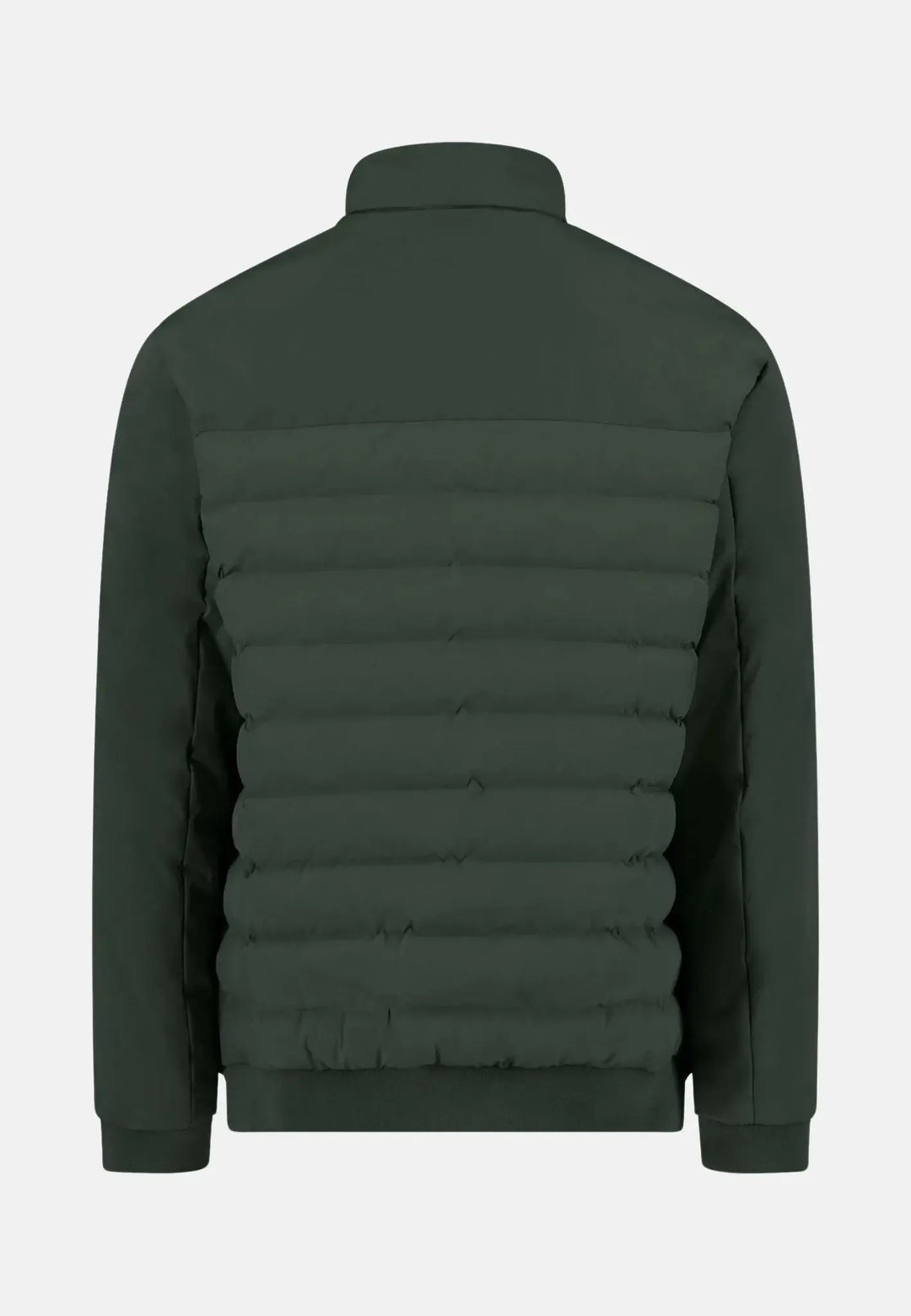 fynch-hatton-Basic Puffer Hybrid Jacket Dark Ivy