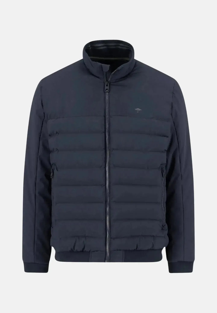 fynch-hatton-Basic Puffer Hybrid Jacket Dark Navy