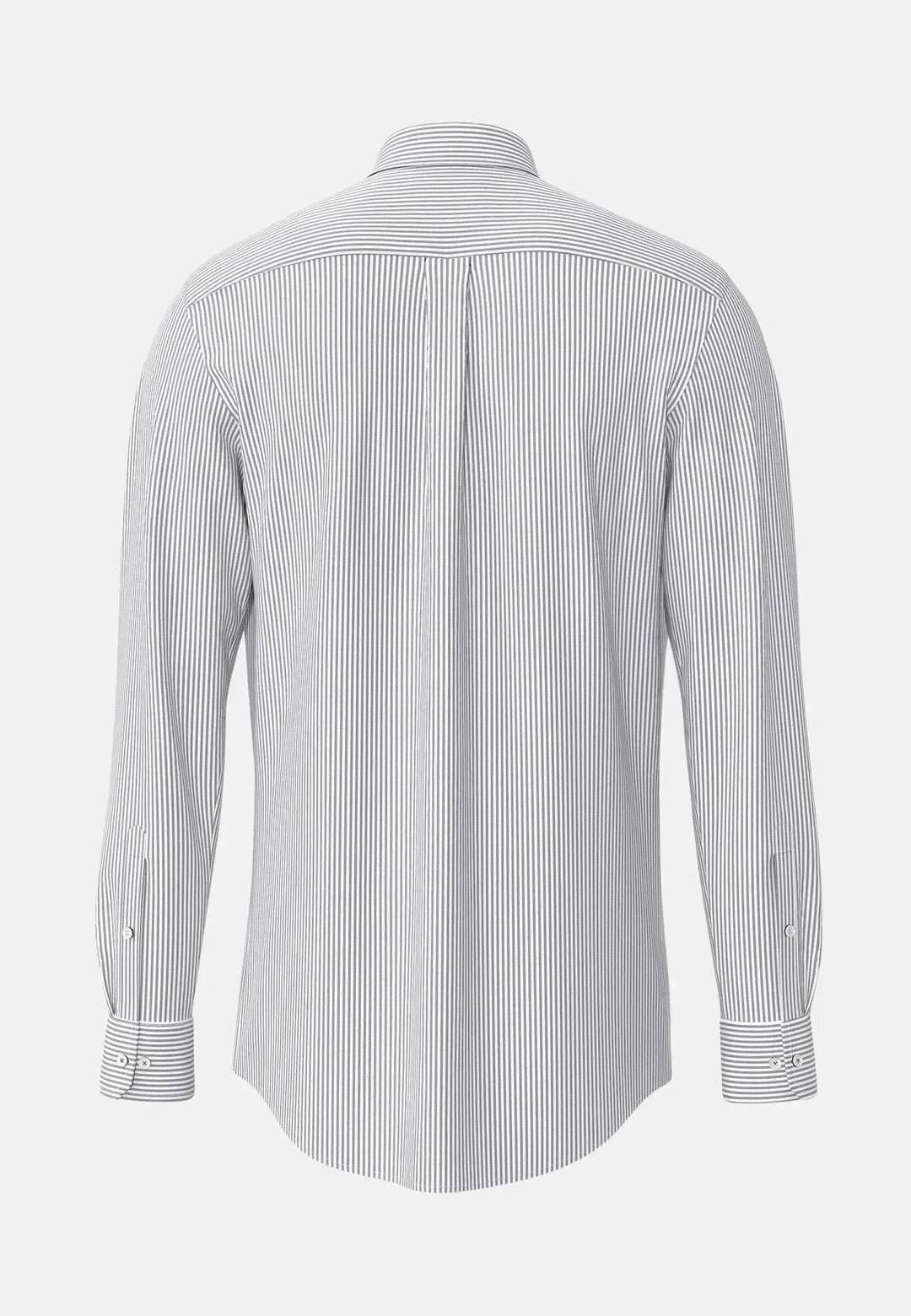 fynch-hatton-Button Down Oxford Shirt Navy Stripe