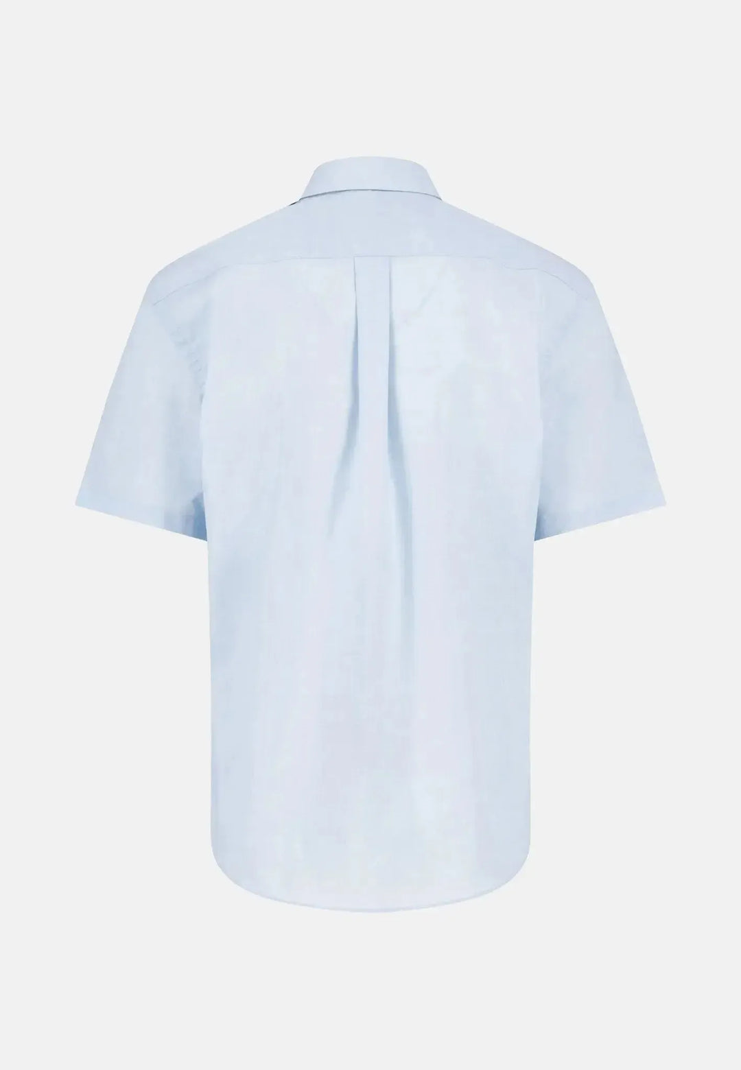 fynch-hatton-Classic Solid Slub Short Sleeved Shirt Summer Breeze