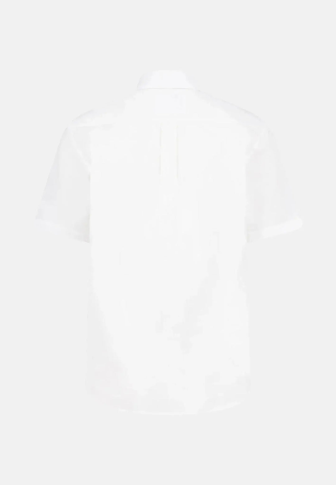 fynch-hatton-Classic Solid Slub Short Sleeved Shirt White