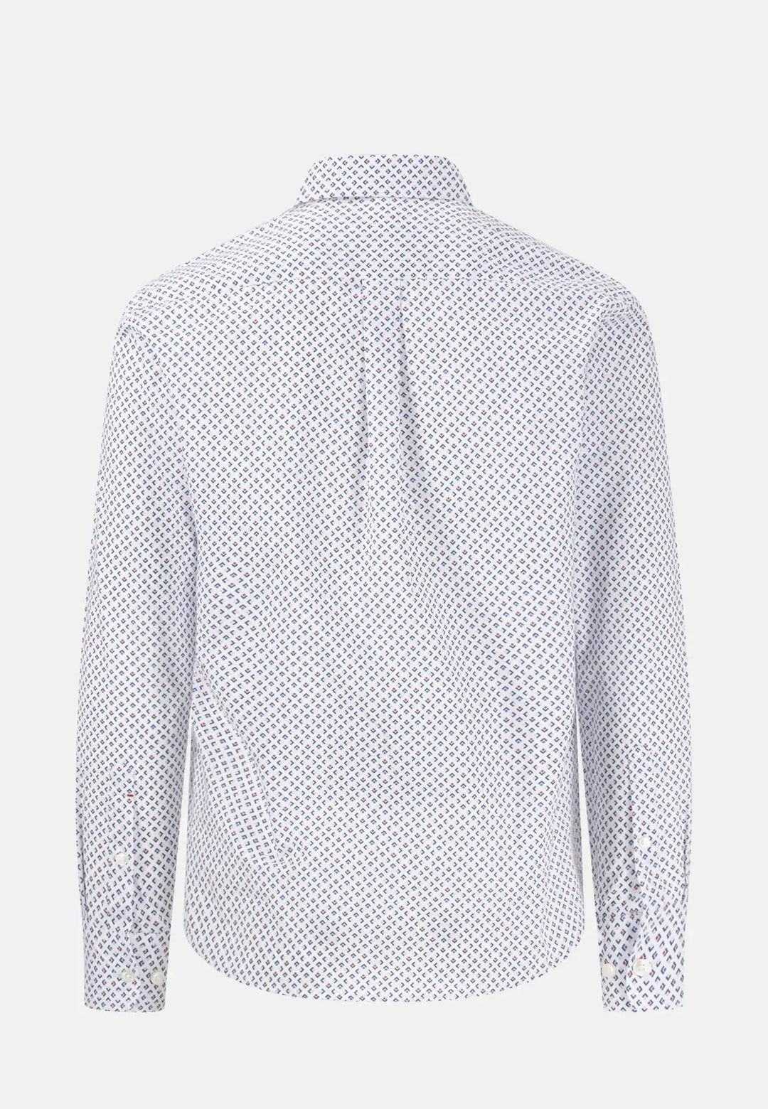 fynch-hatton-Colourful Minimals Shirt Navy