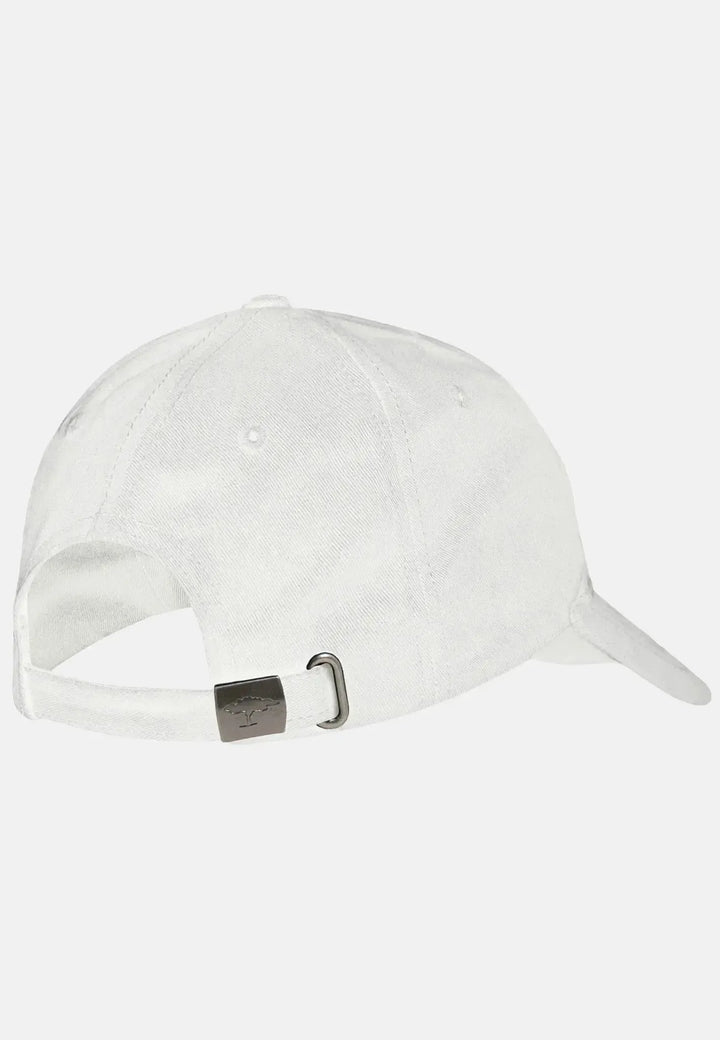 fynch-hatton-Cotton Chino Baseball Cap White