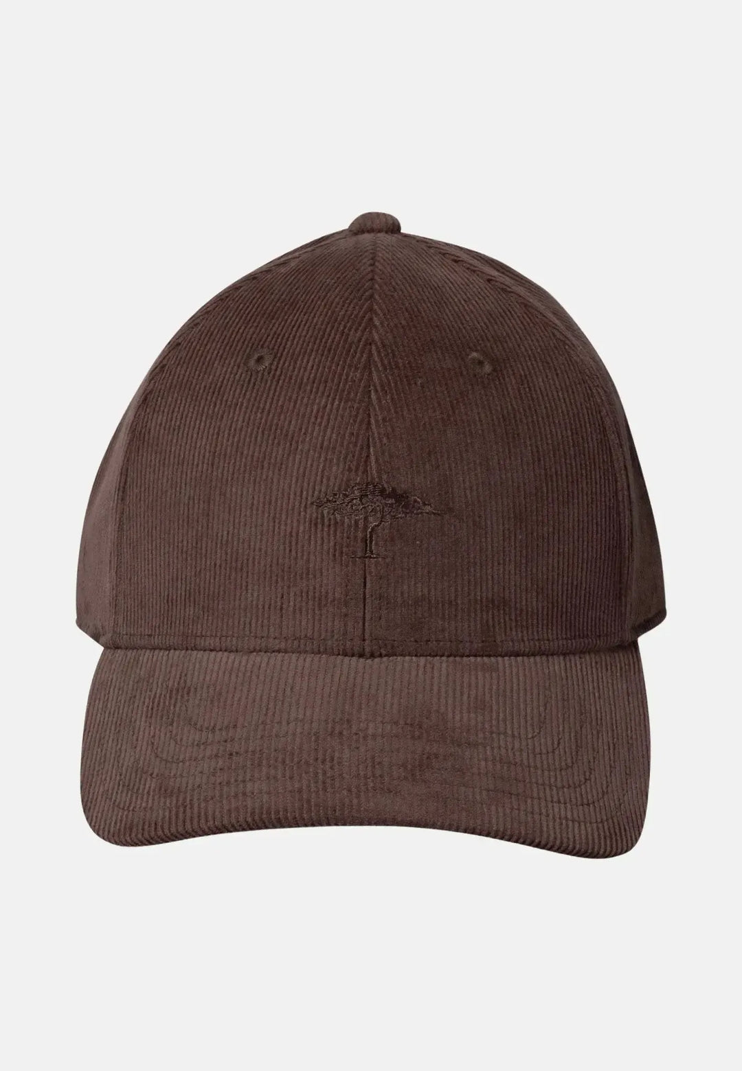 fynch-hatton-Cotton Corduroy Baseball Cap Dark Chocolate