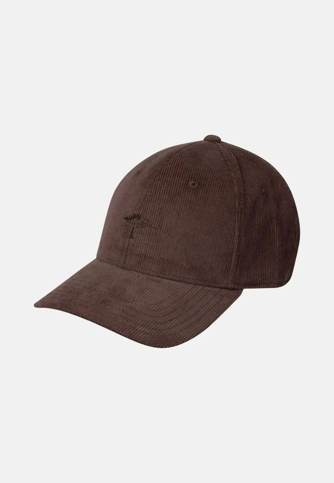 fynch-hatton-Cotton Corduroy Baseball Cap Dark Chocolate