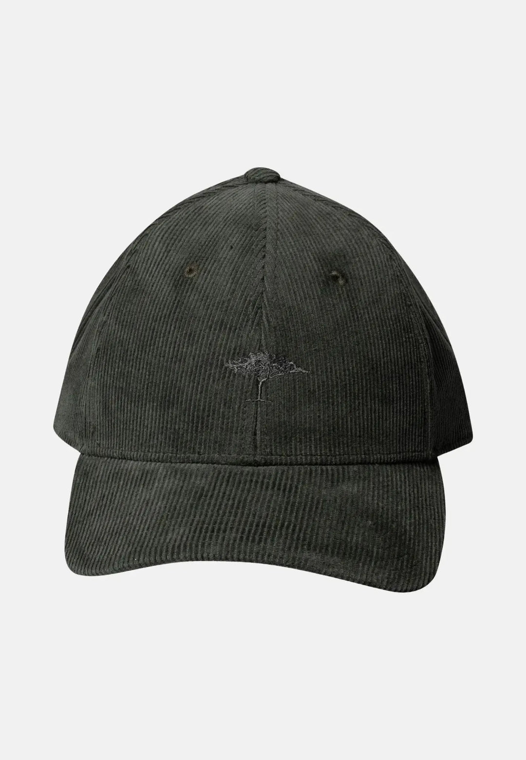 fynch-hatton-Cotton Corduroy Baseball Cap Dark Ivy
