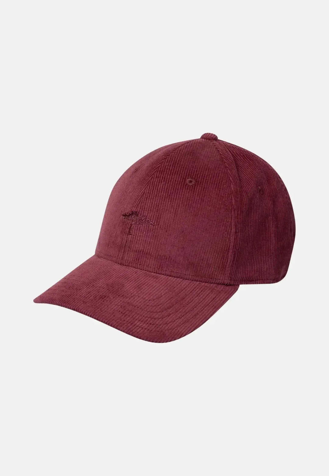 fynch-hatton-Cotton Corduroy Baseball Cap Deep Merlot