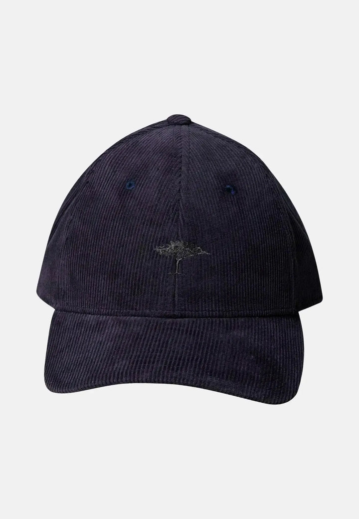 fynch-hatton-Cotton Corduroy Baseball Cap Navy