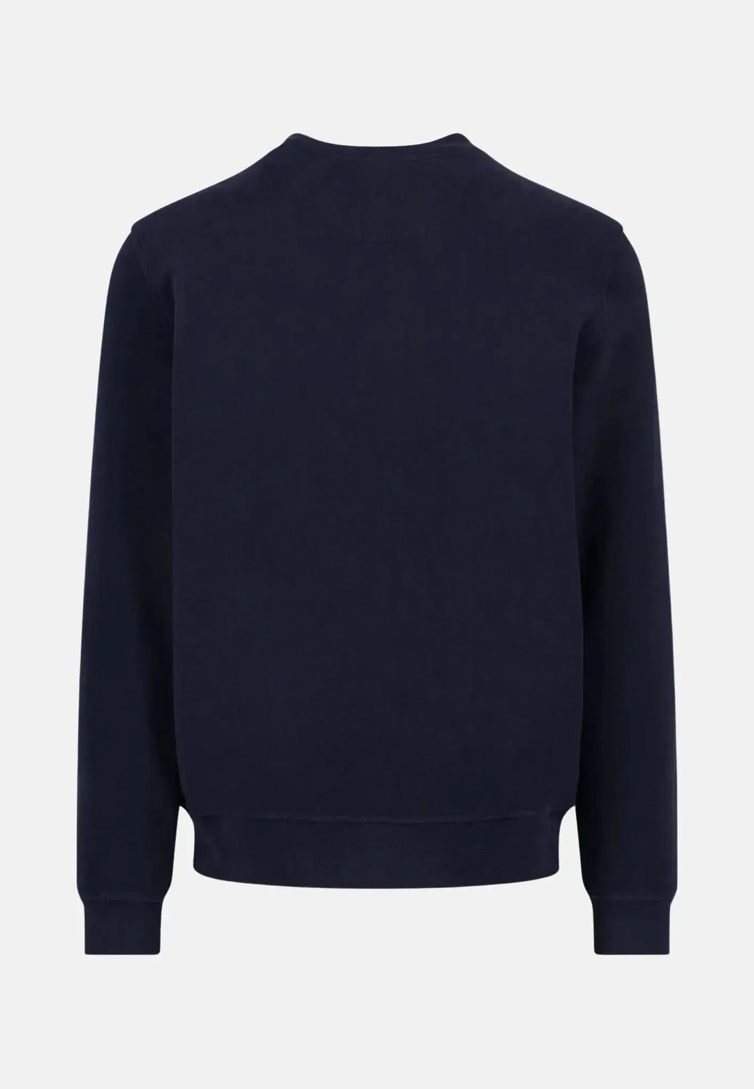 fynch-hatton-Cotton Crewneck Sweatshirt Navy