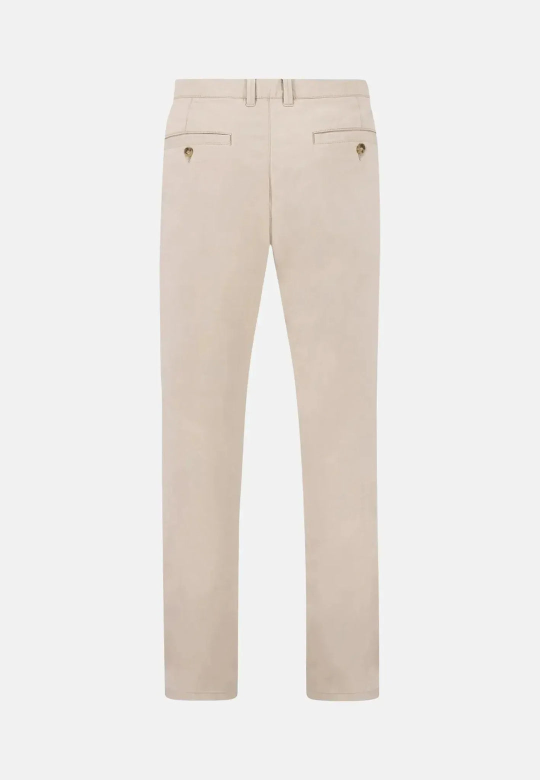 fynch-hatton-Cotton Stretch Chinos Beige