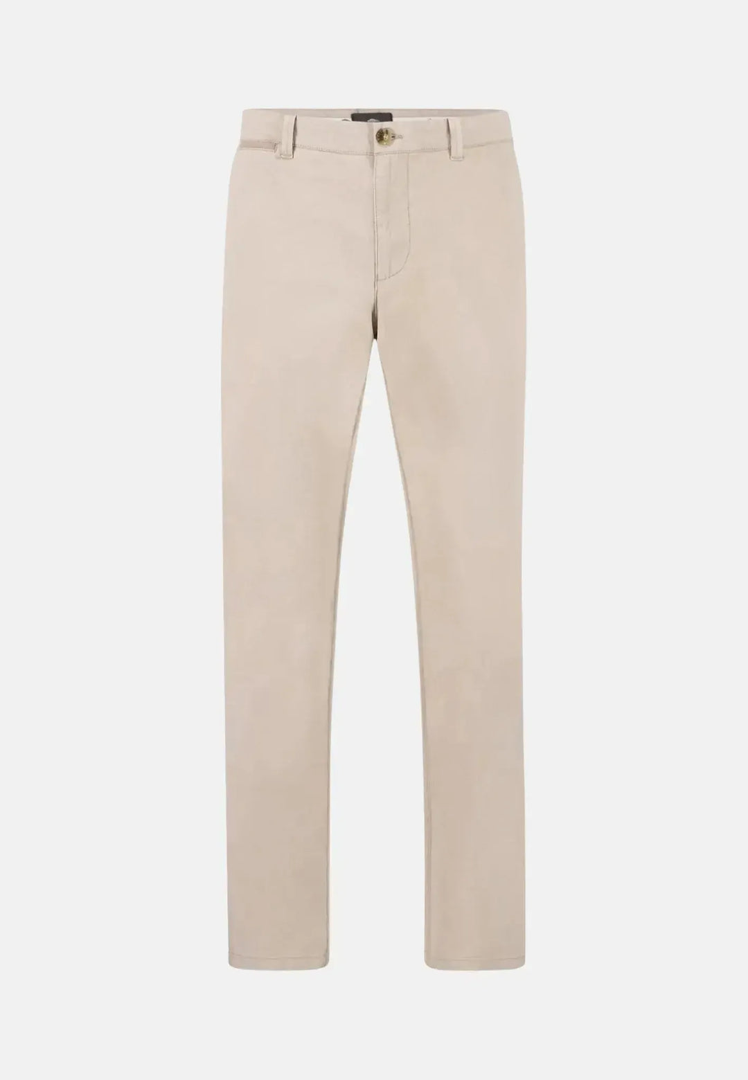 fynch-hatton-Cotton Stretch Chinos Beige