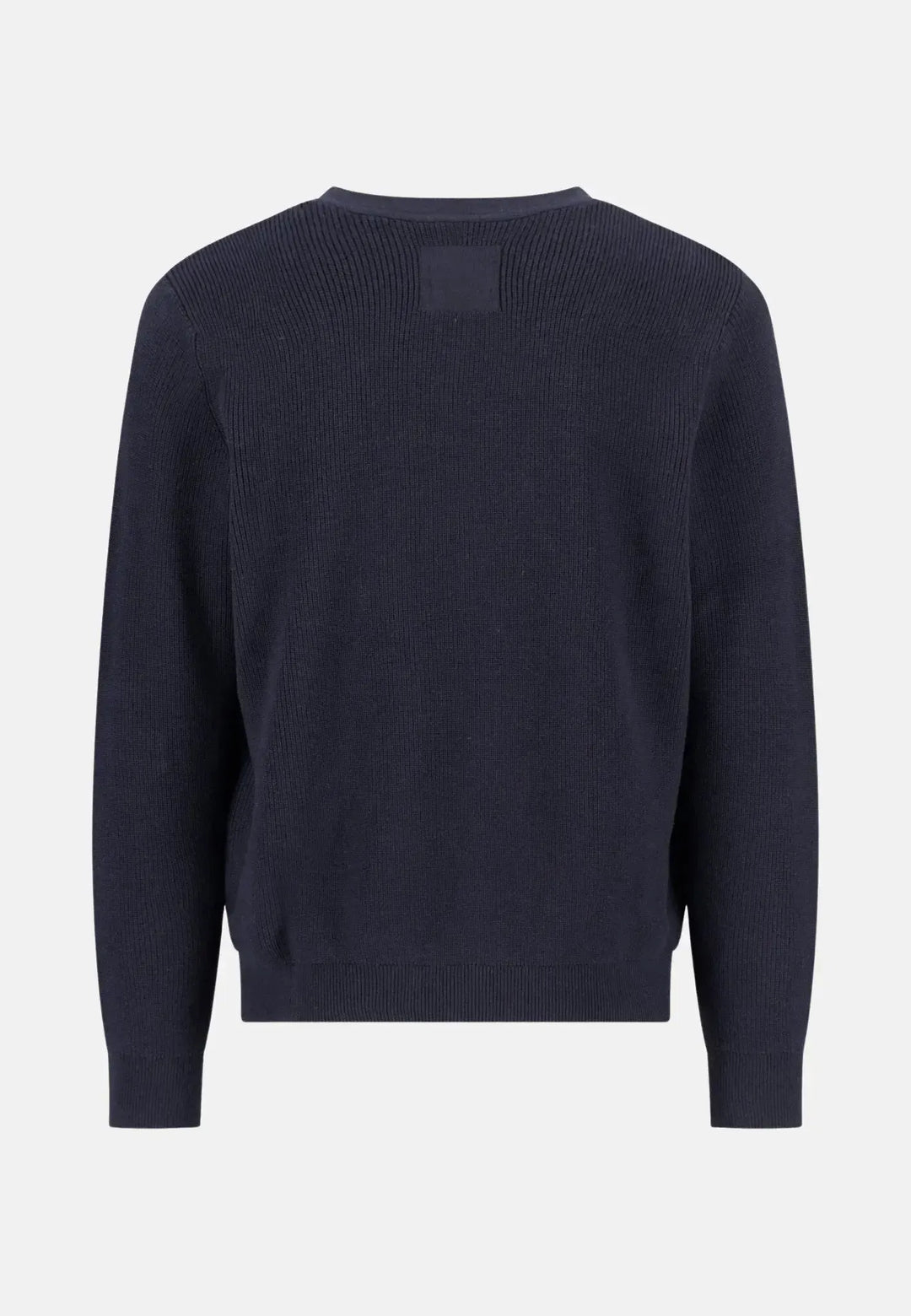 fynch-hatton-Cotton Wool Buttoned Cardigan Navy