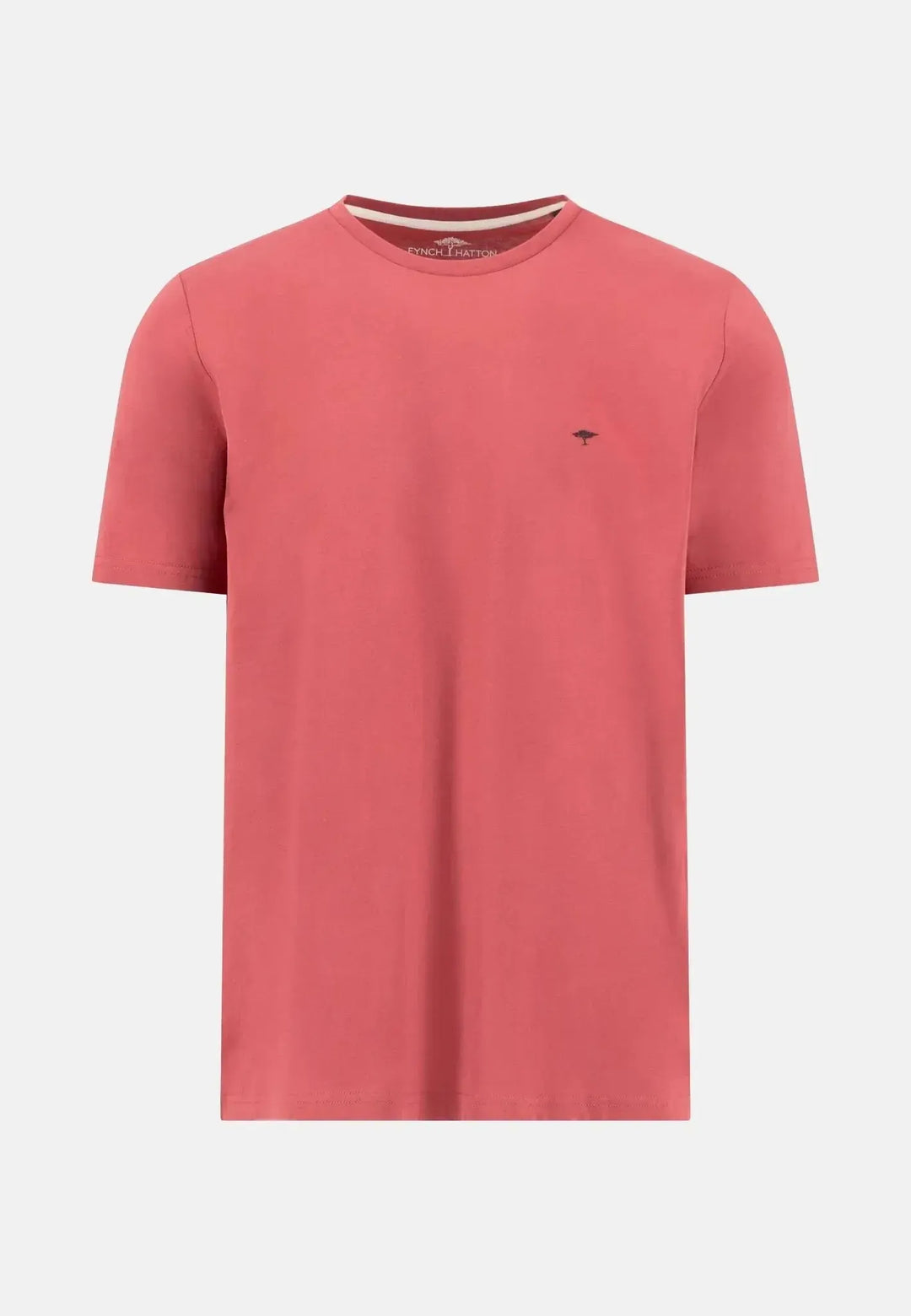 fynch-hatton-Crew Neck T-Shirt Berry