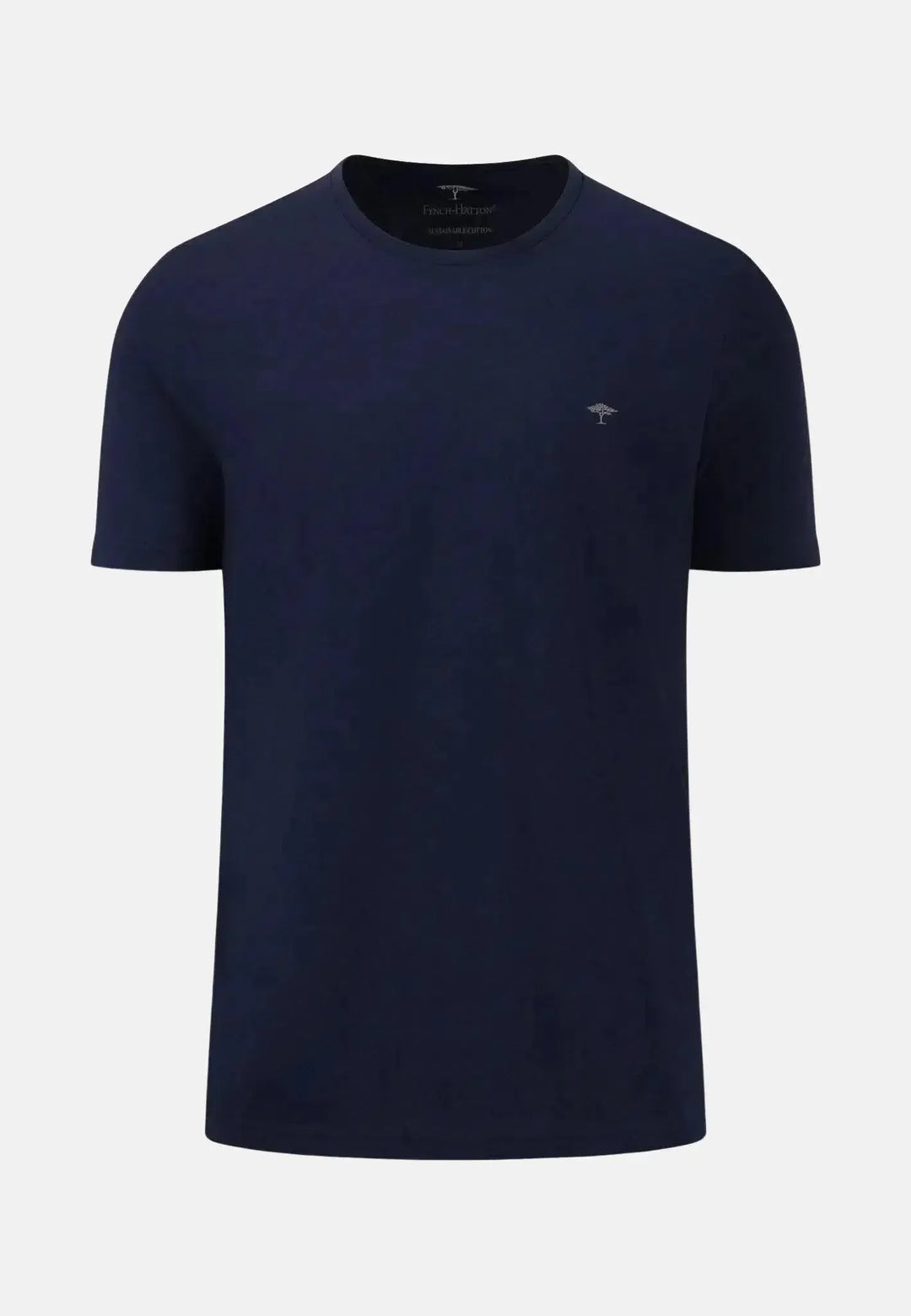 fynch-hatton-Crew Neck T-Shirt Navy