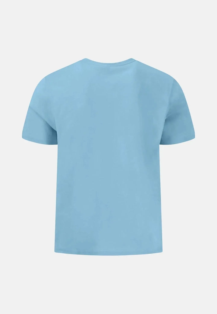 fynch-hatton-Crew Neck T-Shirt Splashy Ocean