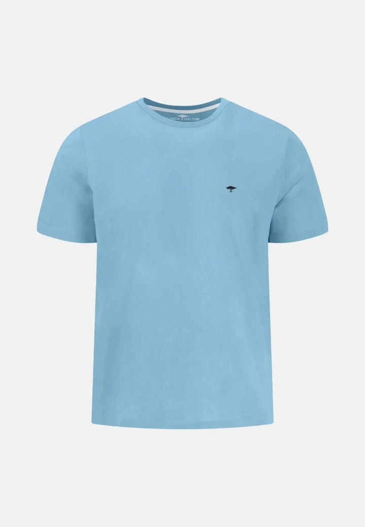 fynch-hatton-Crew Neck T-Shirt Splashy Ocean