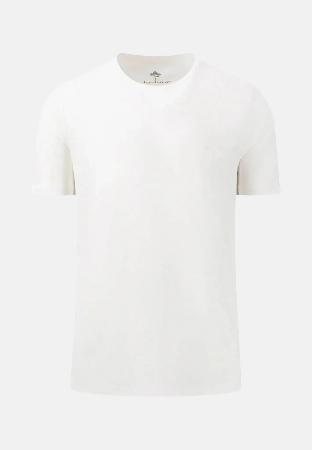 fynch-hatton-Crew Neck T-Shirt White