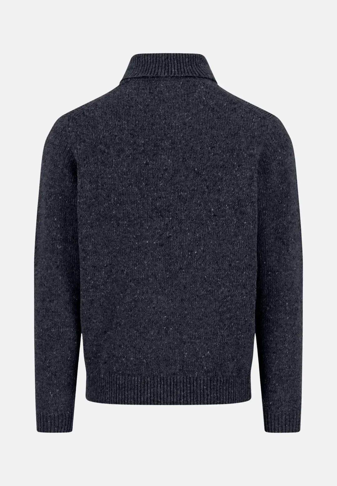 fynch-hatton-Donegal Wool Rollneck Knit Navy