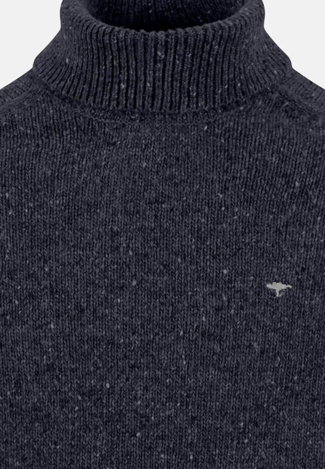 fynch-hatton-Donegal Wool Rollneck Knit Navy