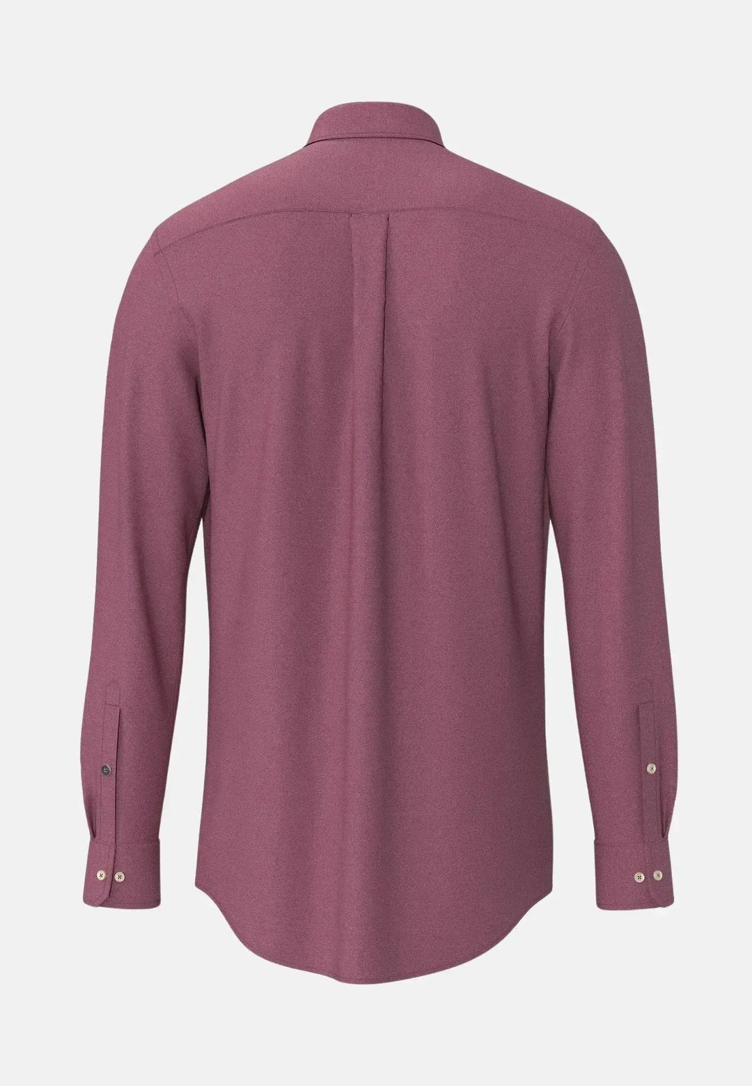 fynch-hatton-Essential Flannel Button Down Shirt Deep Merlot