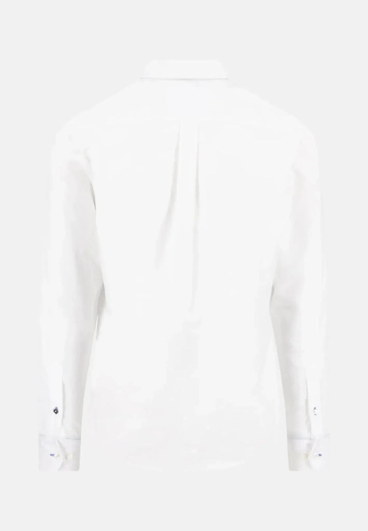 fynch-hatton-Essential Textured Dobby Shirt White