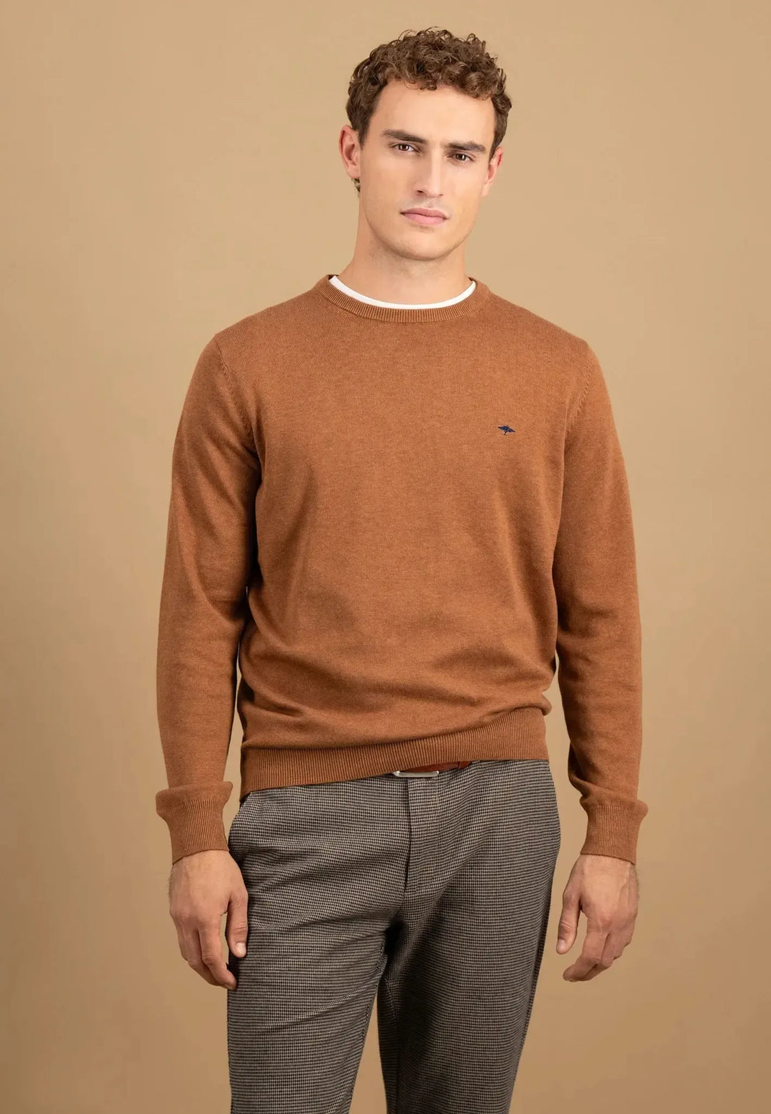 fynch-hatton-Fine Knit Cotton Crewneck Hazel