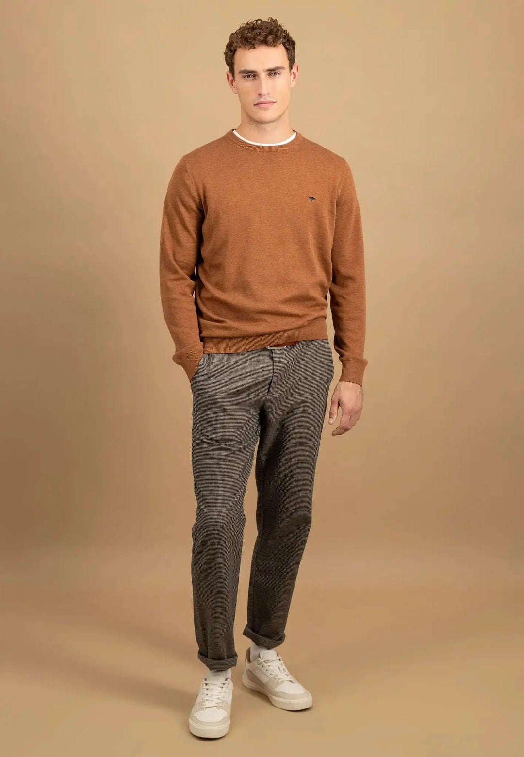 fynch-hatton-Fine Knit Cotton Crewneck Hazel