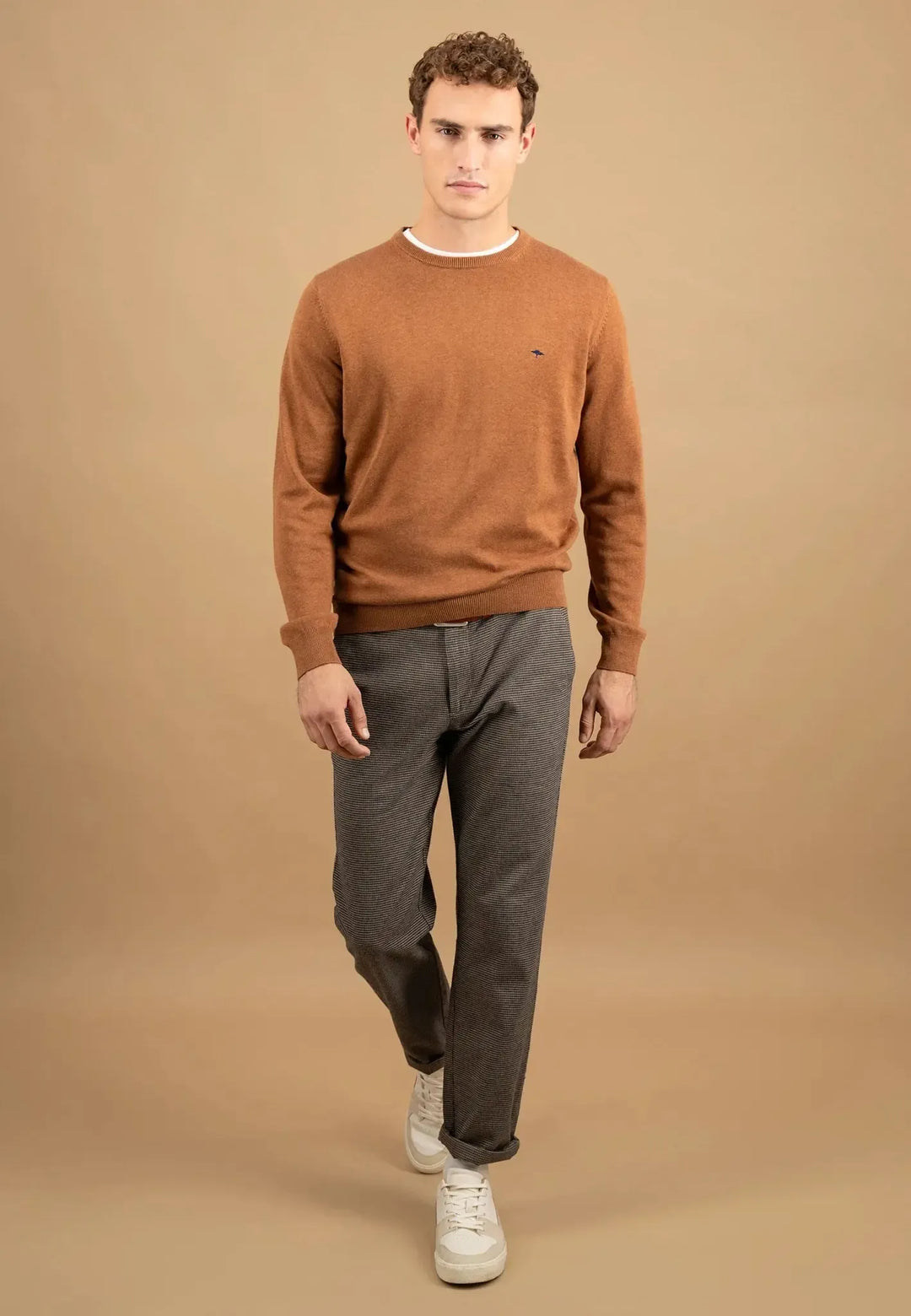 fynch-hatton-Fine Knit Cotton Crewneck Hazel