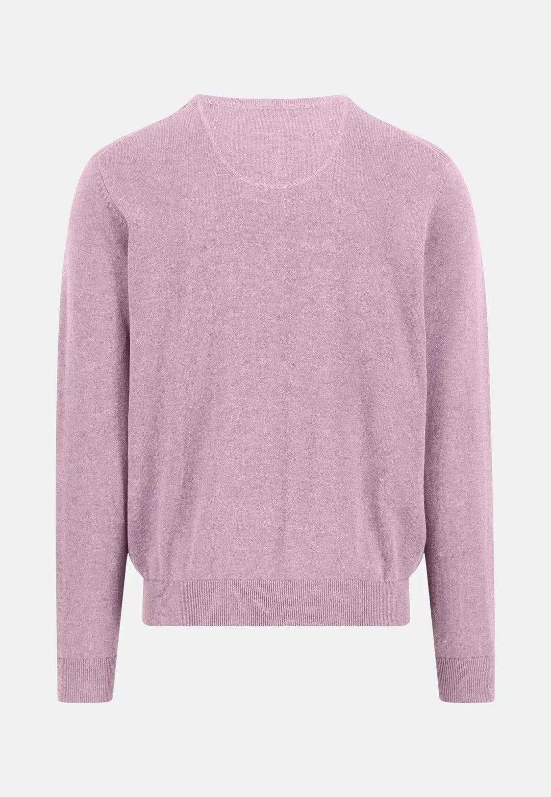 fynch-hatton-Fine Knit Cotton Crewneck Magnolia