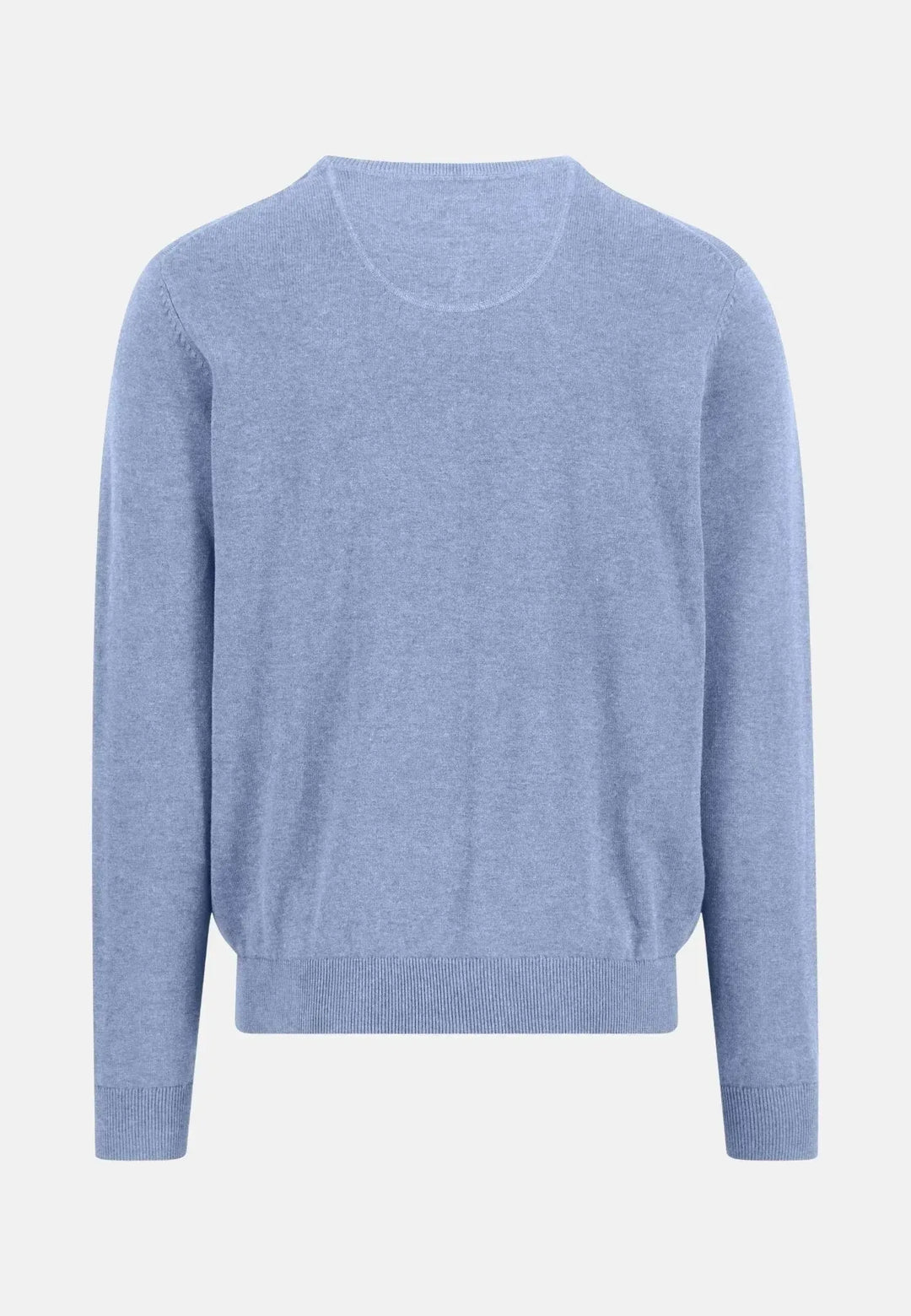 fynch-hatton-Fine Knit Cotton Crewneck New Breeze