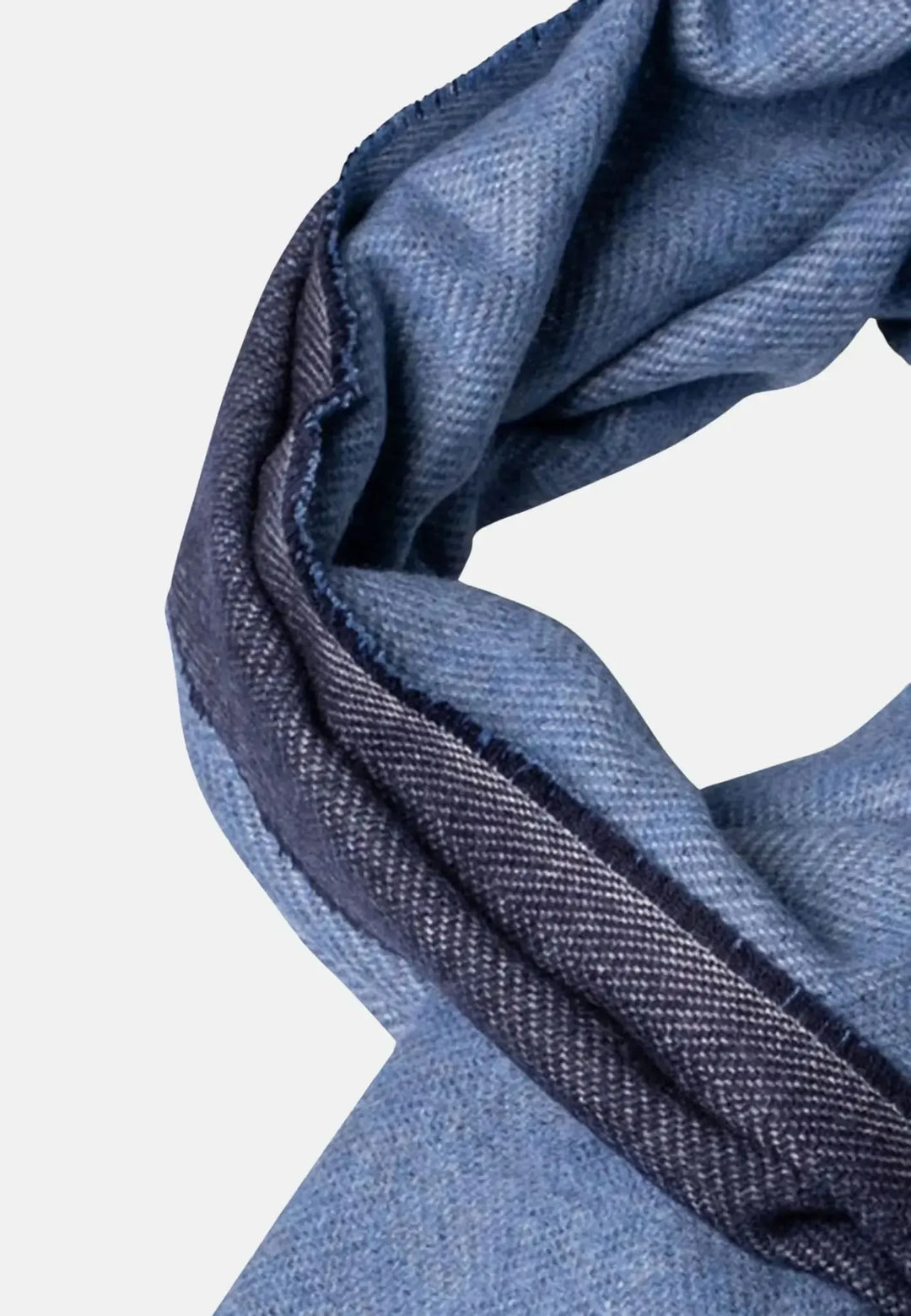 fynch-hatton-Herringbone Scarf Misty Blue