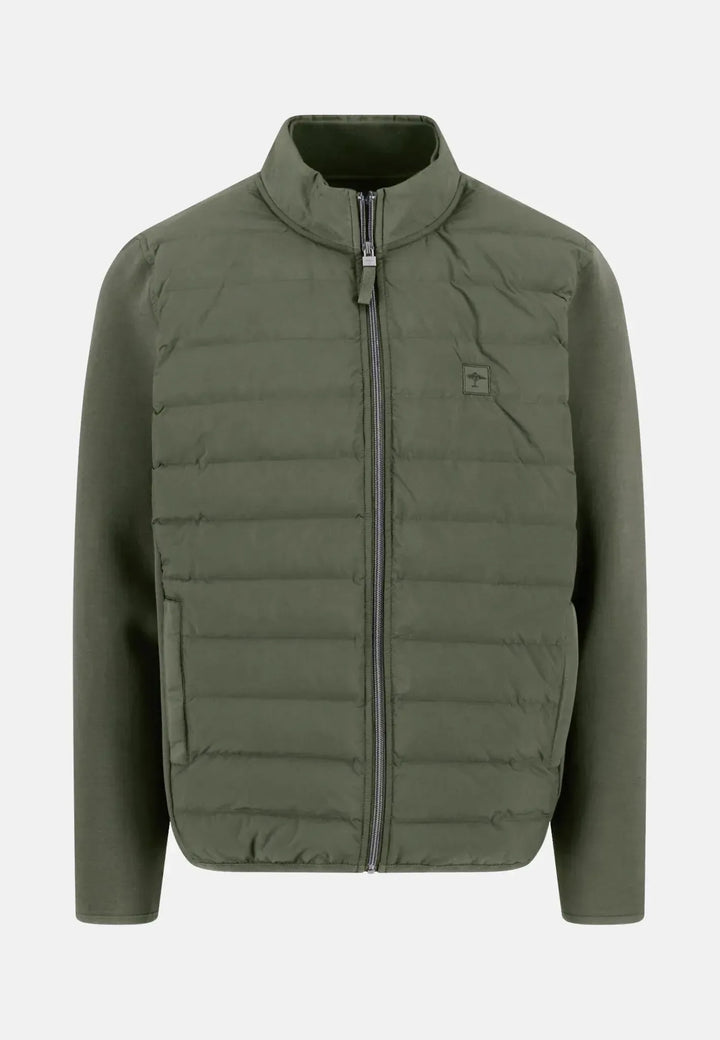 fynch-hatton-Hybrid Puffer Jacket Dusty Olive