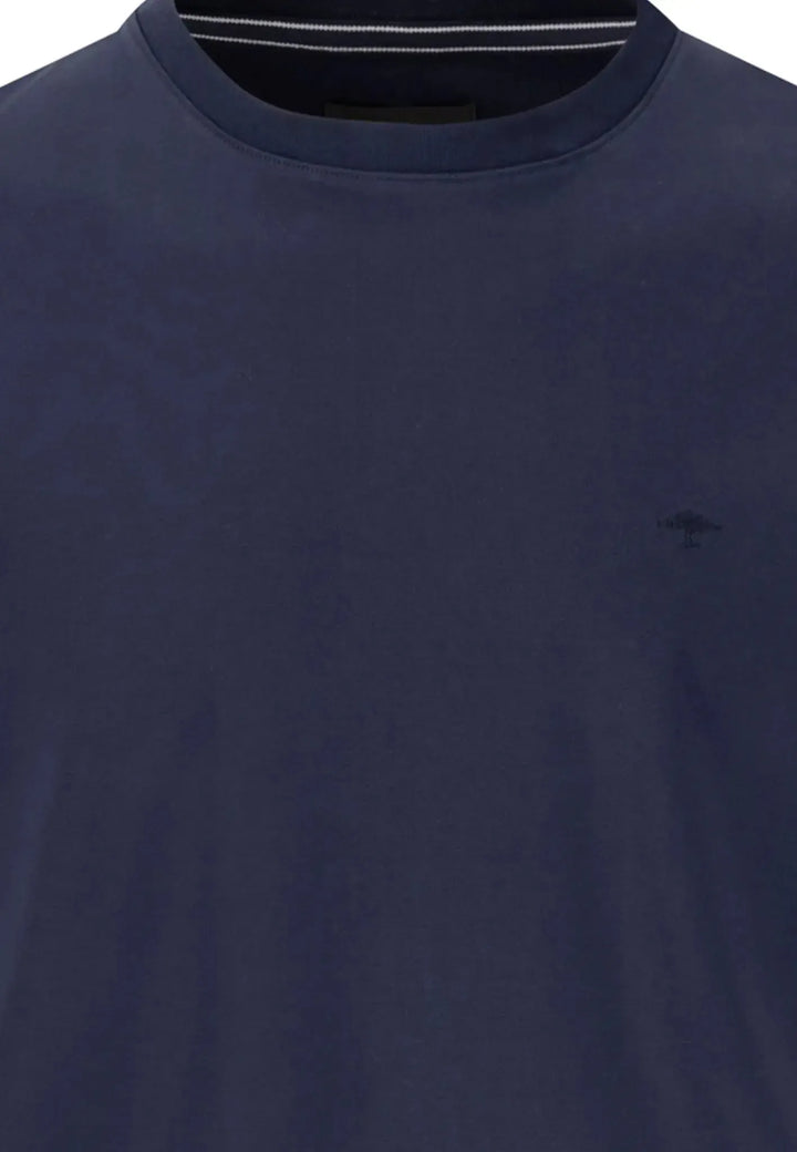 fynch-hatton-Interlock Logo T-Shirt Navy