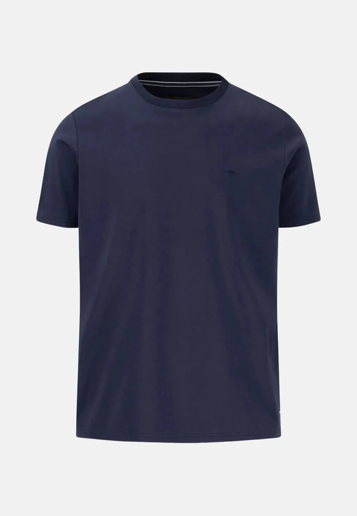fynch-hatton-Interlock Logo T-Shirt Navy