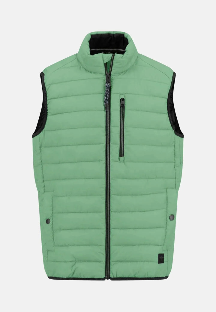 fynch-hatton-Light Weight Gilet Turf Green
