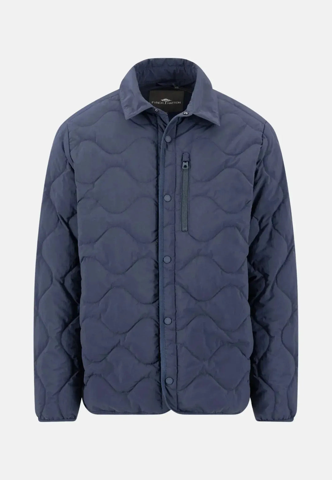 fynch-hatton-Lightweight Quilted Jacket Dark Navy