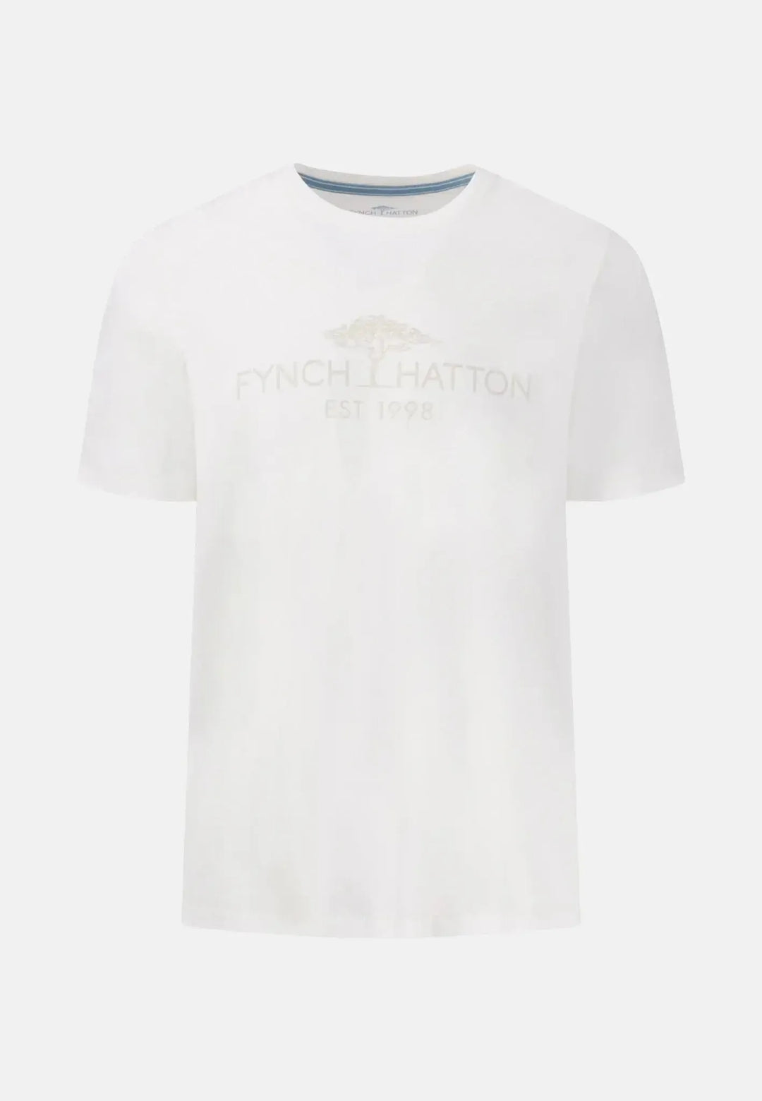 fynch-hatton-Logo Print T-Shirt New Off White
