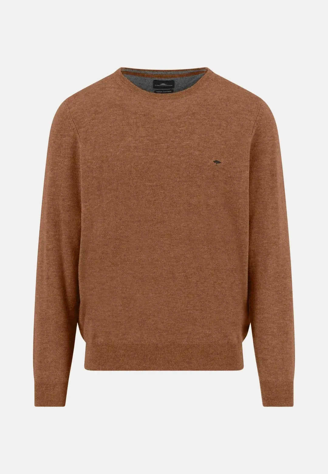 fynch-hatton-Merino Wool Cashmere Crewneck Knit Hazel