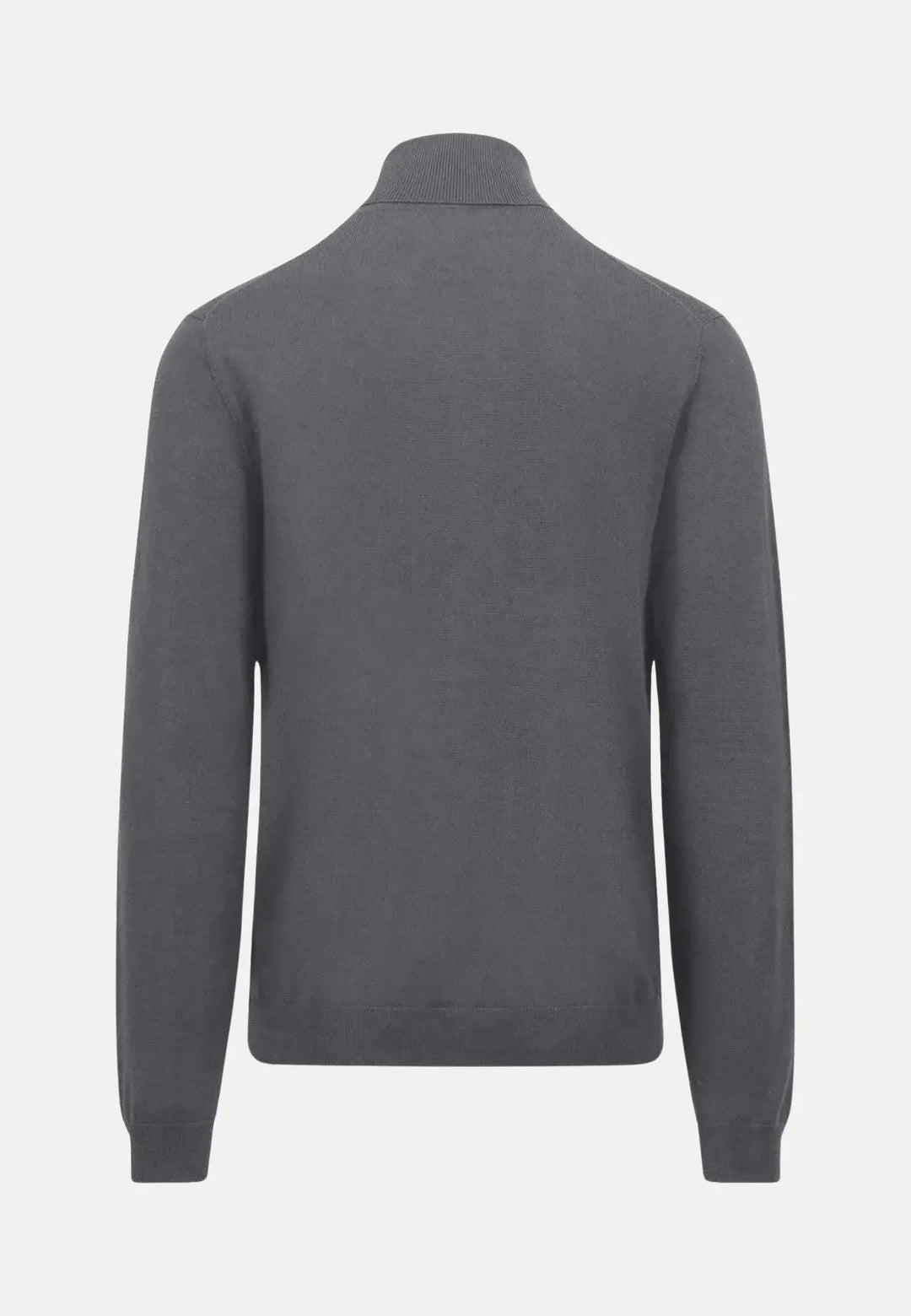 fynch-hatton-Merino Wool Rollneck Knit Steel
