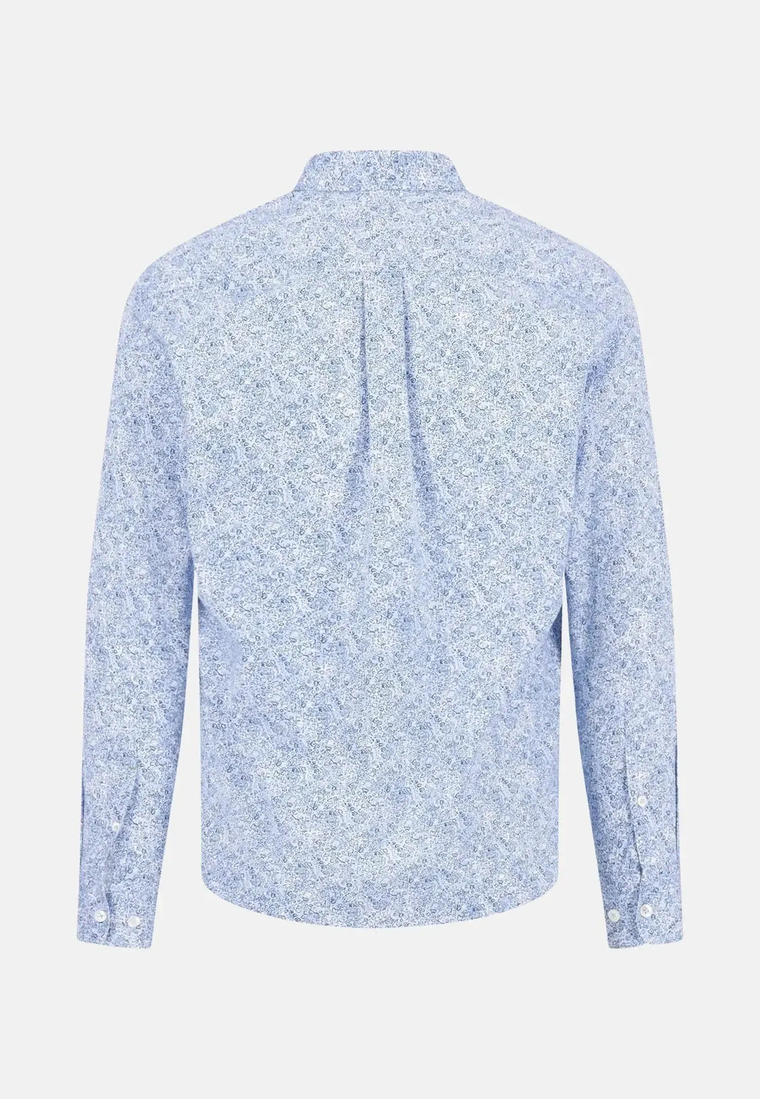 fynch-hatton-Minimal Flower Print Button Down Shirt New Breeze