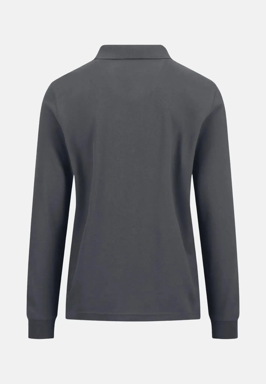 fynch-hatton-Premium Cotton Longsleeve Polo Shirt Asphalt